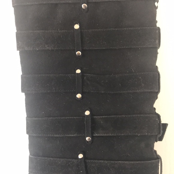 🥾 Wicked Sole Fantastic Black Heeled Boots BF15 - Picture 3 of 4